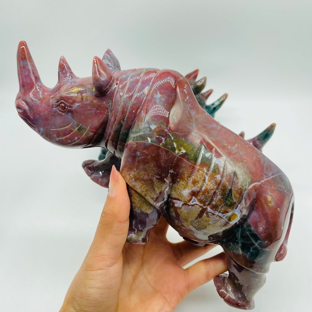 3-pieces-beautiful-large-ocean-jasper-rhino-carving-wholesale-crystals-729809.jpg Pieces Beautiful Large Ocean Jasper Rhino Carving