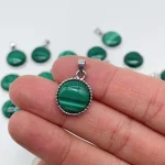 MALACHITE ROUND PENDANT CRYSTAL WHOLESALE – 5