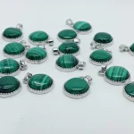 MALACHITE ROUND PENDANT CRYSTAL WHOLESALE – 5