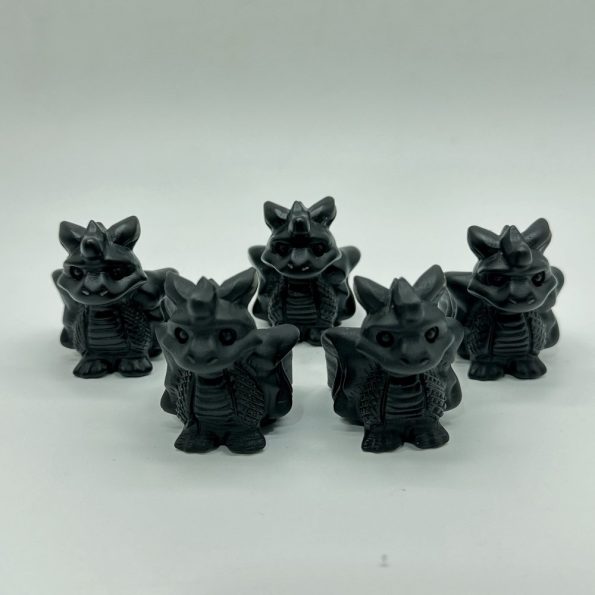 Obsidian Dragon Carving Wholesale