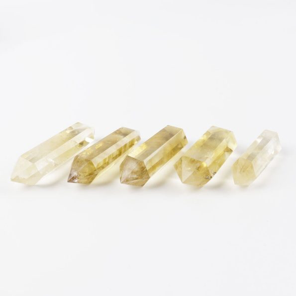 Set of 5 Citrine Crystal DT Points