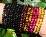 wholesale 6mm Genuine Stacking Gemstone Crystal Bracelets