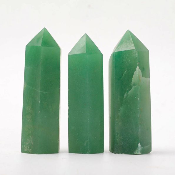 3" Green Aventurine Points