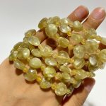 gold-mica-heart-with-gold-rutile-bead-bracelet-wholesale-123007