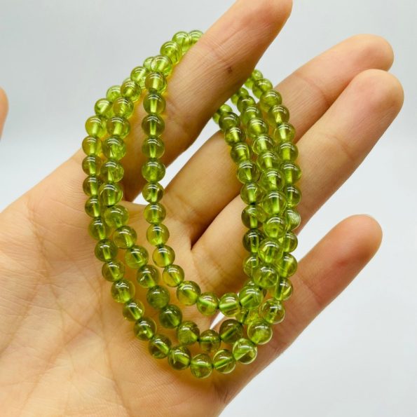 High Grade 3-Loop Peridot Bracelet/Necklace (HGUB05)