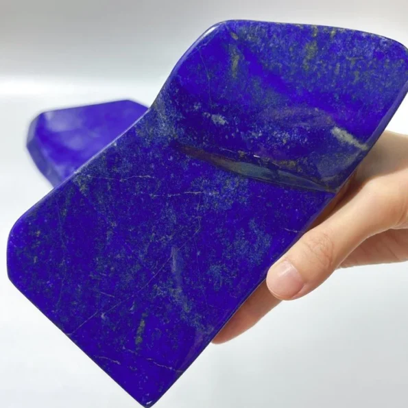 3 Pieces Bulk Polished Stones of Lapis Lazuli Large Free Form